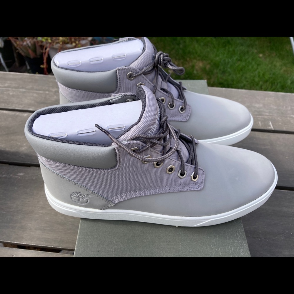 NWT Timberland Men’s EK Groveton Chukka Sneaker Grey Shoes - Size 7.5